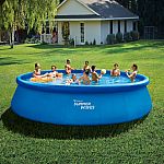 Summer Waves 18ft x 48in Inflatable Swimming pool SET $268