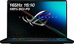 ASUS ROG 16" WQXGA 165Hz Gaming Laptop (i9-11900H 16GB RTX 3060 1TB SSD) $1449.99