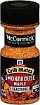 McCormick Grill Mates Smokehouse Maple Seasoning, 3.5 oz $1.56