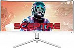 Sceptre 30" ‎C305B-FUN200W 1500R Curved Ultrawide Monitor $189.97