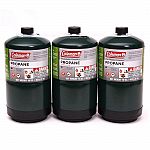 3X Coleman propane bottles $9