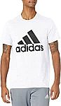 adidas Men's Basic Badge Of Sport Tee $9.93