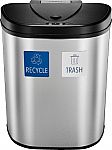 Insignia 18 Gal. Automatic Trash Can with Recycle and Waste Divider $59.99