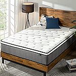 ZINUS 12 Inch Support Plus Pocket Spring Hybrid Mattress $167