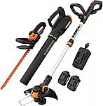 Worx 20V Cordless Grass, Hedge Trimmer & Blower (Batteries & Charger Included) $150 (orig. $240)