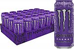 24-Pk 16-Oz Monster Energy Ultra Violet Energy Drink $25 and more