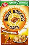 18-oz Post Honey Bunches of Oats Cereal (Crunchy Honey Roasted) $2.40