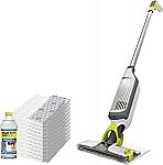 Shark VM200P12 VACMOP Vacuum Mop + 12 Disposable Pads + 12 oz. Solution $50