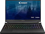 GIGABYTE AORUS 15P 15.6" 240Hz Gaming Laptop (i7-11800H 16GB 512GB RTX 3060) $1000