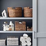 Woven Dark Global Small Milk Crate $6 and more
