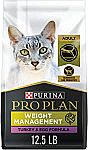 12.5-Lb Purina Pro Dry Cat Food $11