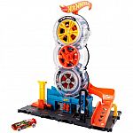 Hot Wheels City Super Twist Tire Shop Playset $11.19