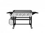 36" Royal Gourmet GB4001B 4-Burner Flat Top Gas Grill $80 and more