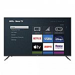 55" Onn 4K Ultra HD Roku Smart TV (Refurbished) $149