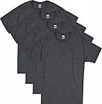 4-Pack Hanes Men's Essentials Short Sleeve T-shirt Value Pack $9