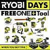 RYOBI ONE+ 18V Li-Ion 4.0 Ah Battery 2-Pack + Free Cordless Tool $99 and more
