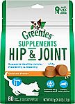 80-Count Greenies Hip & Joint Dog Supplements Soft Chews $5.80 (YMMV)