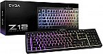 EVGA Z12 RGB Backlit Gaming Keyboard $19.99