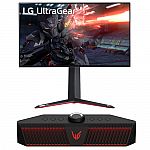 LG 27" UltraGear 4K UHD Nano IPS Gaming Monitor + LG UltraGear GP9 Gaming Speaker $749