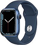 Apple Watch Series 7 (GPS 41mm) Blue w/ Aluminum Case $299
