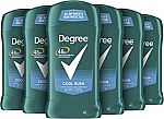 6-Pk Degree Men Original Antiperspirant Deodorant $8.60
