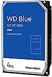 Western Digital 4TB WD Blue PC Hard Drive HDD WD40EZAZ $60