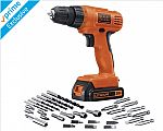 Amazon Prime Members - BLACK+DECKER 20V MAX Cordless Drill/Driver + 30 pc. Kit $34.99