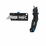 HART Folding Lock-Back Utility Knife, pocket knife and 10 Blades $5