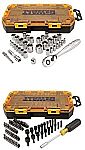 DeWalt Tough Box Multi-Bit & Nut Driver Set + Tough Box Drive Socket Set $28