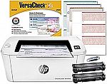 VersaCheck HP Laserjet M15 MX MICR Check Printer and VersaCheck Gold Check Printing Software Bundle, White (M15MX) $350
