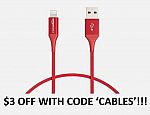 Amazon Basics USB-A Lightning Cable from $1.99