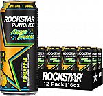 12 Can Rockstar Energy Drink, Punched Aguas Frescas $13.87