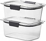 Rubbermaid 2-Pc 4.7-Cup Brilliance Food Storage Containers $10