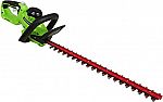 Greenworks 24V 22" Cordless Laser Cut Hedge Trimmer $45