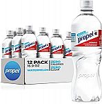 12-Ct Propel Electrolyte Water, Watermelon, 16.9 oz Bottles $5.68