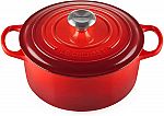 7.25 qt Le Creuset Enameled Cast Iron Signature Round Dutch Oven $250