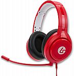 LucidSound LS10X Wired Gaming Headset for Xbox Series X & One (Red) $17.50