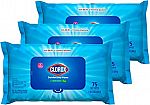 Clorox Disinfecting Wipes, 75 Wipes, Pack of 3 $3.31