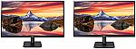LG 27MP400-B 27” FHD Monitor + 24MP400-B 24”  IPS Monitor $279.98