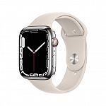 Apple Watch Series 7 GPS + Cellular 45mm Smart Watch w/ Stainless Steel Case $518