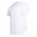 3-Pack adidas Men's Athletic Comfort Crew Neck Undershirt $15