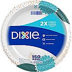 150-Ct 10-Inch Dixie Paper Dinner Plates $10.50