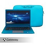 Gateway 11.6" Ultra Slim HD Laptop (N4020, 64GB 4GB Blue) $98