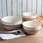 Baum Striped Bowl Set, 3-piece $10