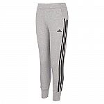 adidas Girl's 3-Stripes Cotton Joggers $11