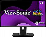 ViewSonic VG2448A 24” 1080p Ergonomic Monitor $160.94