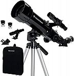 Celestron 70mm Portable Refractor Telescope $75