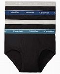 Calvin Klein Men's Underwear Cotton Classics 4-Pk Hip Brief $17