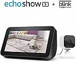 Echo Show 5 (2nd Gen) + Blink Mini $45