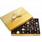 Godiva Assorted Chocolate Gold Gift Box, Gold Ribbon, 36 pc $32.40 (40% off)